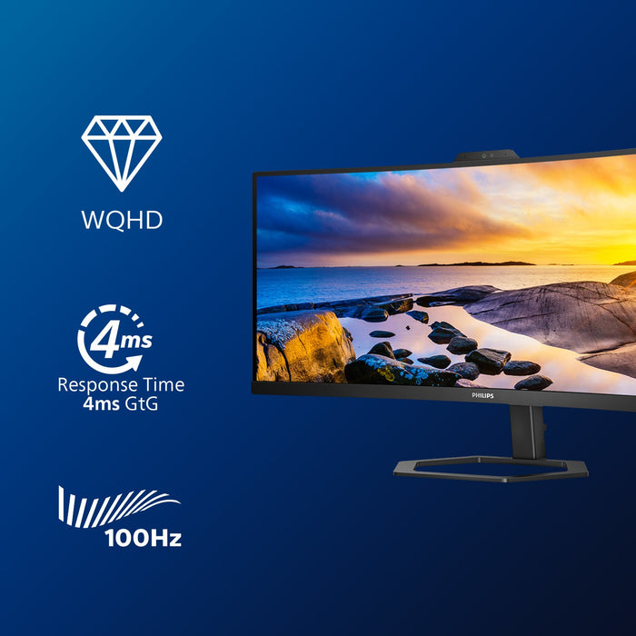 EAN 8712581783464 - Philips 5000 series 34E1C5600HE/00 pantalla para PC 86,4 cm (34") 3440 x 1440 Pixeles 4K Ultra HD LED Neg imagen 5