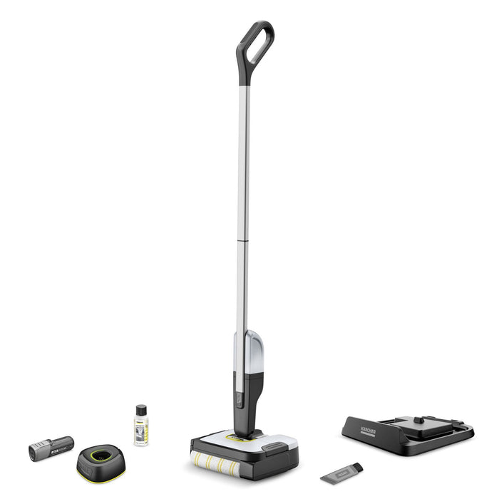 EAN 4054278926438 - Kärcher FC 2-4 Escoba eléctrica Batería Seca y húmeda Sin bolsa Negro, Gris, Blanco 2,5 Ah imagen 2