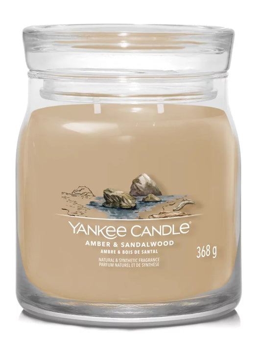 Yc Signature - Swieca Srednia Amber & Sandalwood Yankee