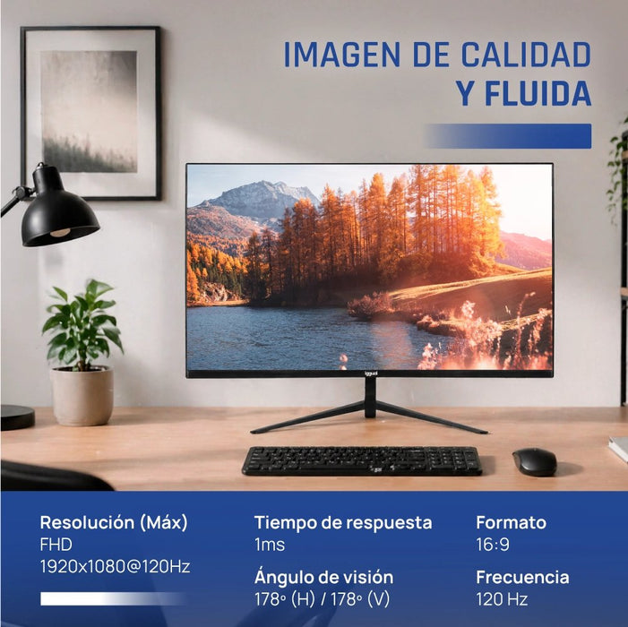EAN 8435364319406 - iggual ML27S pantalla para PC 68,6 cm (27") 1920 x 1080 Pixeles Full HD LED Negro imagen 6
