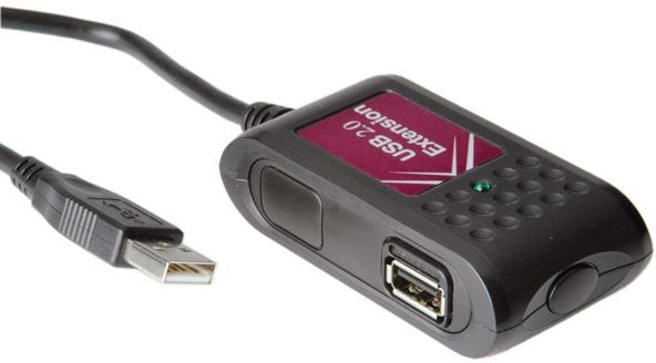 Value Usb 2.0 Verlngerung, 2fach, Schwarz, 5 M