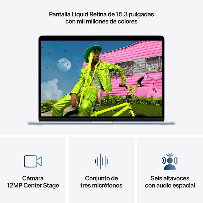 Apple Macbook Air 15,3' M5 10-Core Cpu 16gb 512gb Ssd 10-Core Gpu Azul