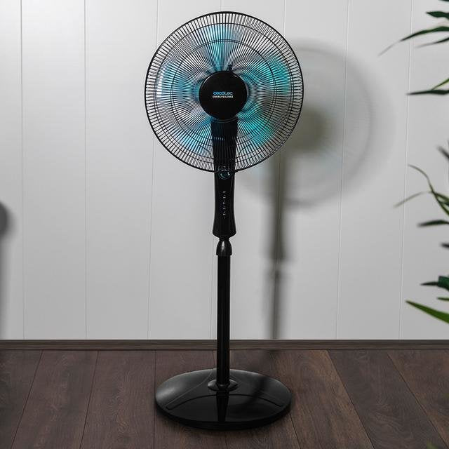 Ventilador De Pie Cecotec 5903 16" 50w Temporizador 4 Velocidades 5 Aspas