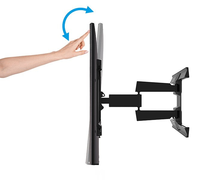 Dual Stud Double Arm Flat  Screen Wall Mount With Tilt &