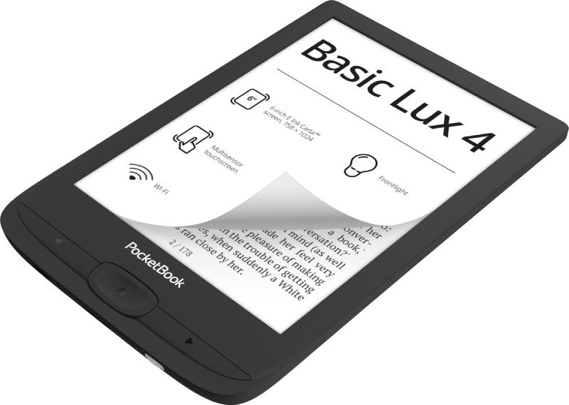 Pocketbook Basic Lux 4 Black Lector De Libros Electrónicos 6" 8gb