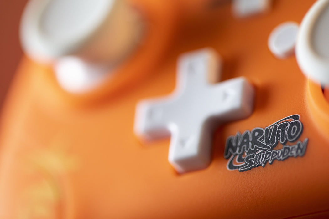 Gamepad Konix Switch Naruto Cable 3m Compatible Con Pc Color Naranja Kx-Nar-Sw-Pad-Ora