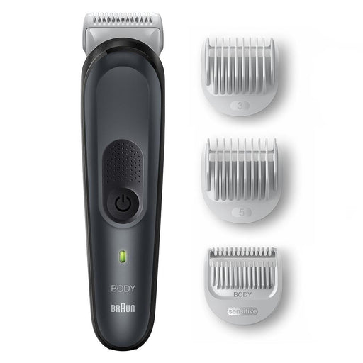 EAN 4210201417040 - Braun Series 3 BG3350 afeitadora corporal Negro, Gris imagen 1