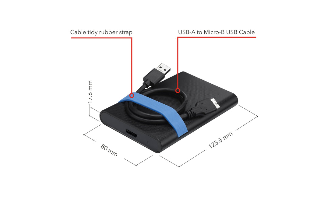 EAN 0023942531067 - Verbatim Store'N'Go Enclosure Kit Carcasa de disco duro/SSD Negro, Azul 2.5" imagen 11