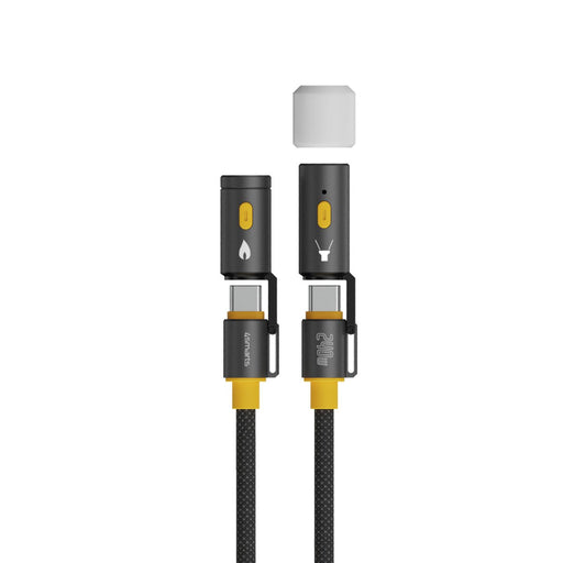 EAN 4252011909902 - 4smarts 541240 cable USB USB 3.2 Gen 1 (3.1 Gen 1) 1,5 m USB C Negro, Amarillo imagen 1