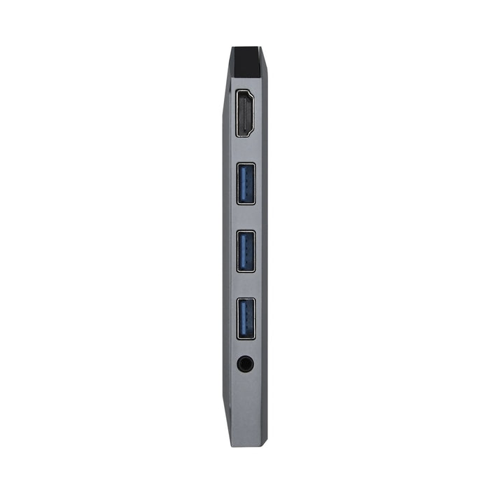 EAN 8436574706260 - AISENS ASUC-9P001-GR base para portátil y replicador de puertos Alámbrico Thunderbolt 3 imagen 3