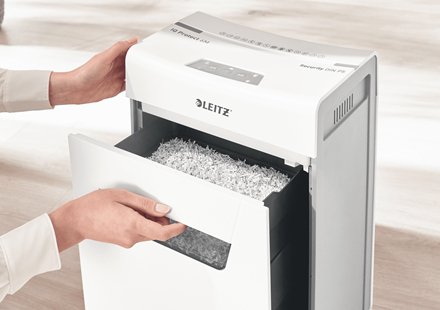 EAN 4002432127207 - Leitz 80950000 triturador de papel Microcorte 55 dB Gris, Blanco imagen 8