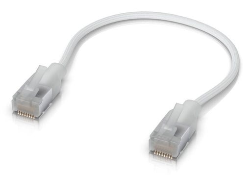 EAN 0810084697245 - Ubiquiti UACC-Cable-Patch-EL-C6A-0.15M-W cable de red Translúcido, Blanco 0,15 m Cat6a imagen 2