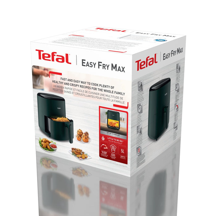 Freidora De Aire Tefal Easy Fry Max Ey245b Sencillo 5 L Independiente 1500 W  Caliente Gris