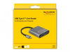 EAN 4043619910007 - DeLOCK 91000 lector de tarjeta USB 3.2 Gen 2 (3.1 Gen 2) Type-C Gris imagen 2