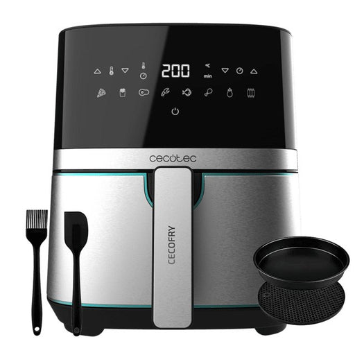 EAN 8435484033176 - Cecotec 03317 freidora Sencillo 5,5 L Independiente 1700 W Freidora de aire caliente Negro, Acero inoxida imagen 1