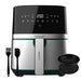 EAN 8435484033176 - Cecotec 03317 freidora Sencillo 5,5 L Independiente 1700 W Freidora de aire caliente Negro, Acero inoxida imagen 1