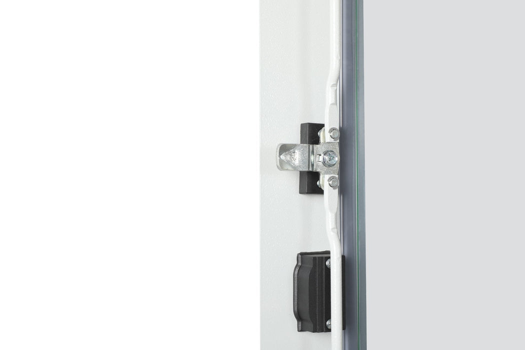 Armario De Red De 42ua Unique, 2053x800x800 Mm Puerta Frontal Acristalada Dos Hojas, Gris