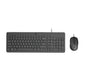 EAN 0195122875503 - HP 150 Wired Mouse and Keyboard Combination teclado Ratón incluido USB Negro imagen 1