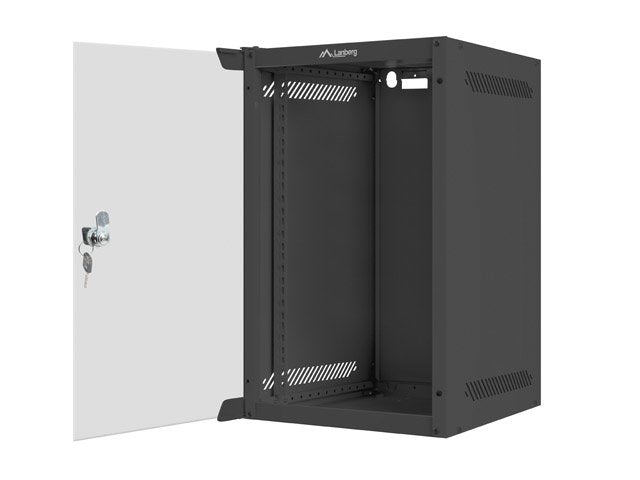 EAN 5901969416930 - Lanberg WF10-2309-10B armario rack 9U Bastidor de pared Negro imagen 3