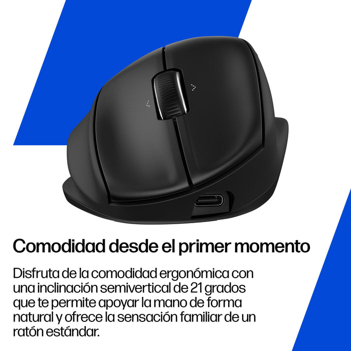EAN 0199251099281 - HP Tilt Ergonomic Mouse 720M ratón Hogar mano derecha RF Wireless + Bluetooth 6000 DPI imagen 4
