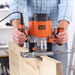 EAN 5035048658291 - Black & Decker KW1200EKA-QS fresadora y desbastadora Negro, Gris, Naranja imagen 7
