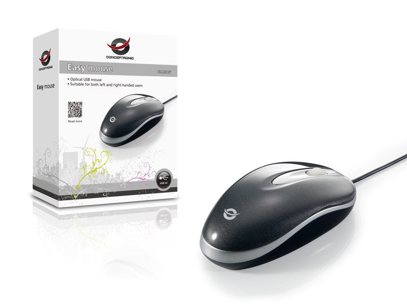 EAN 8714909008693 - Conceptronic CLLMEASY ratón Oficina Ambidextro USB tipo A Óptico 800 DPI imagen 5