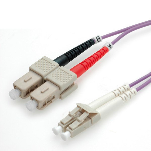 Value Lwl-Cable 50 125um Om4 Lc Sc Violett 1m