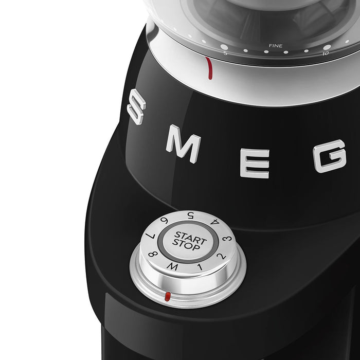 EAN 8017709355302 - Smeg CGF03BLEU molinillo de café 150 W Negro imagen 7