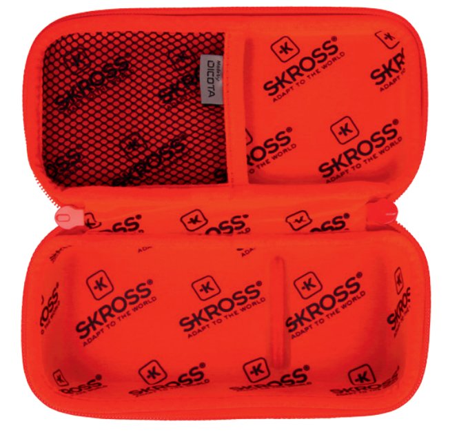 Skross Power Case Black, Schwarz   Rot