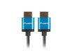 EAN 5901969424355 - Lanberg CA-HDMI-22CU-0005-BK cable HDMI 0,5 m HDMI tipo A (Estándar) Negro, Azul imagen 3