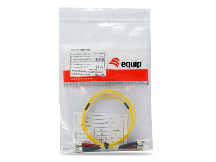 EAN 4015867176900 - Equip 252231 Cable de fibra óptica e InfiniBand 1 m ST Amarillo imagen 2