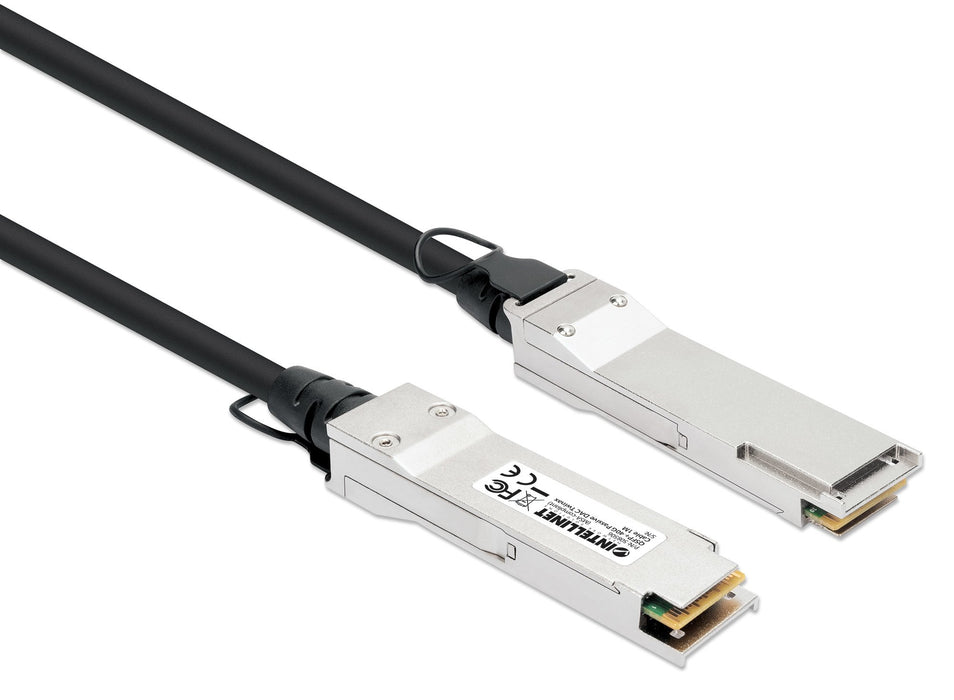 EAN 0766623508506 - Intellinet 508506 Cable de fibra óptica e InfiniBand 1 m QSFP+ Negro, Plata imagen 2