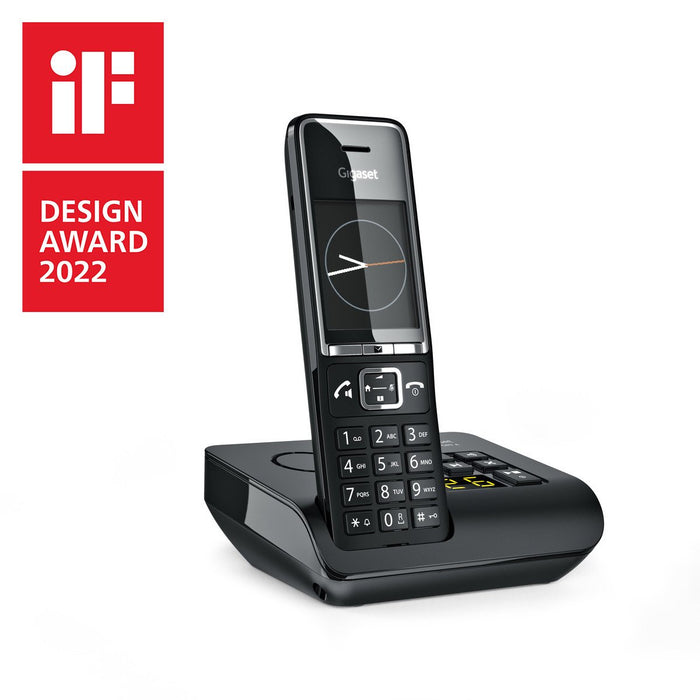 EAN 4250366866109 - Gigaset COMFORT 550A Teléfono DECT/analógico Identificador de llamadas Negro imagen 1
