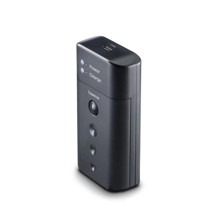Cargador Pilas Recargables Hama Delta Travel Universal Baterias De Litio Y Nimh Usb-C Color Negro