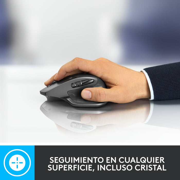 EAN 5099206092150 - Logitech MX Master 2S Wireless Mouse ratón Oficina mano derecha RF Wireless + Bluetooth Laser 4000 DPI imagen 9