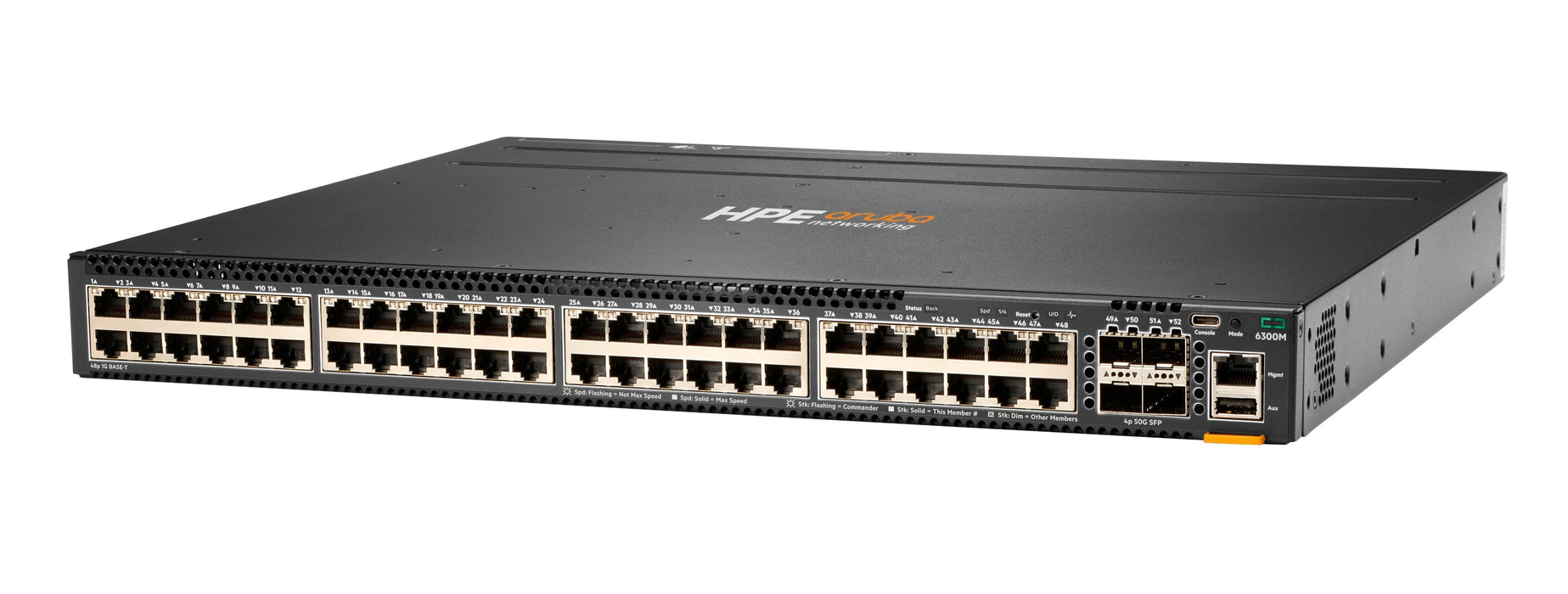 EAN 0190017339481 - HPE Aruba Networking CX 6300M 48-port 1GbE and 4-port SFP56 Switch imagen 2