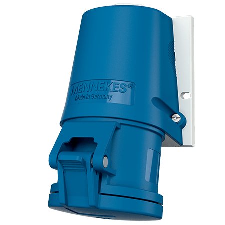 Mennekes 32a3p 6h230v Wanddose 1346 Twincontact Ip44
