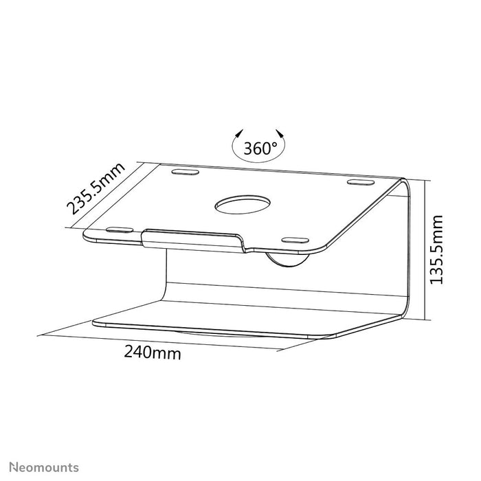 EAN 8717371445751 - Neomounts NSLS050 soporte para ordenador portátil Plata 43,2 cm (17") imagen 12