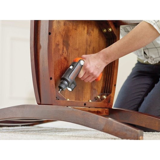 Black+Decker Bdcsfl20c, Destornillador Naranja/Negro