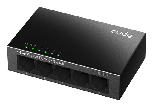 EAN 6971690790431 - Cudy GS105 switch Gigabit Ethernet (10/100/1000) Negro imagen 2