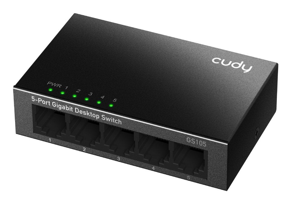 EAN 6971690790431 - Cudy GS105 switch Gigabit Ethernet (10/100/1000) Negro imagen 2
