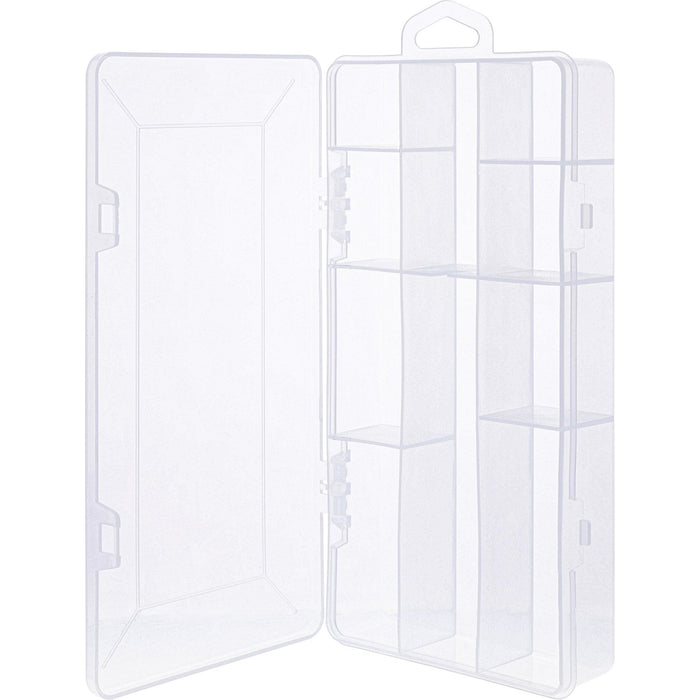 Inline® Small Components Box 10 Shelfs 206x107x33mm, White