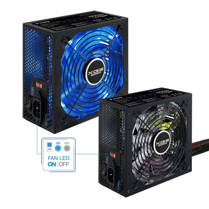 Tooq Xge Ii Fuente De Alimentacion Gaming 600w Atx 2.3 12v - Pfc Activo - Certificacion 80 Plus Bronze - Ventilador