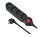 EAN 5902211108177 - Maclean MCE182 base múltiple 5 m 4 salidas AC Interior Negro imagen 1