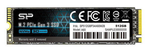 EAN 0886576048529 - Silicon Power P34A60 512 GB M.2 PCI Express NVMe SLC imagen 1