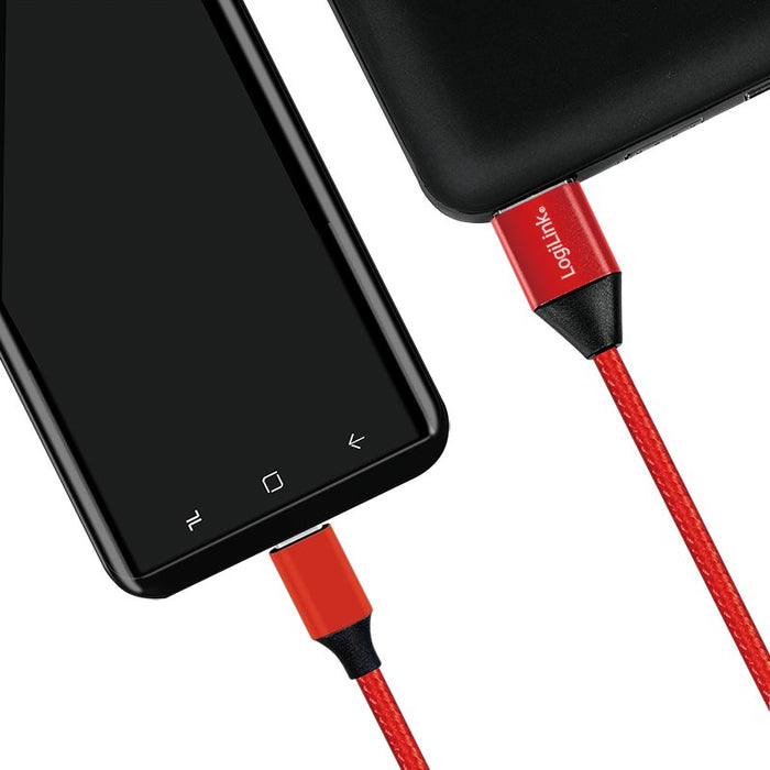 EAN 4052792052756 - LogiLink CU0148 cable USB USB 2.0 1 m USB A USB C Negro, Rojo imagen 3