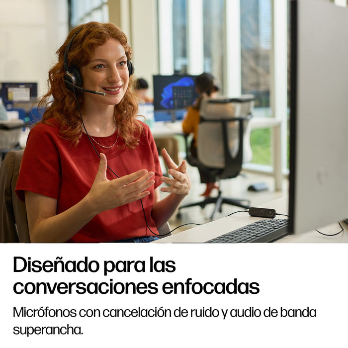 EAN 0199251820878 - HP Poly Mission 625 Stereo USB Wired Headset Alámbrico Diadema Business/Everyday USB Tipo C Negro imagen 10