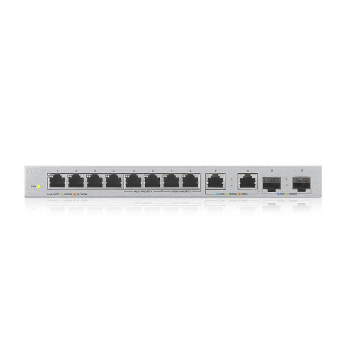 EAN 4718937633708 - Zyxel XGS1010-12-ZZ0102F switch No administrado Gigabit Ethernet (10/100/1000) Gris imagen 2