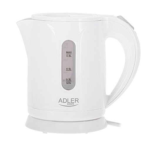 EAN 5903887809207 - Adler AD 1371W tetera eléctrica 0,8 L 800 W Blanco imagen 1