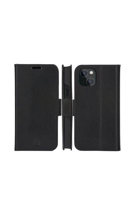 Dbramante1928 Copenhagen Slim Funda Con Tapa Para Teléfono Móvil Cuero De Grano Entero Negro Para Apple Iphone 13